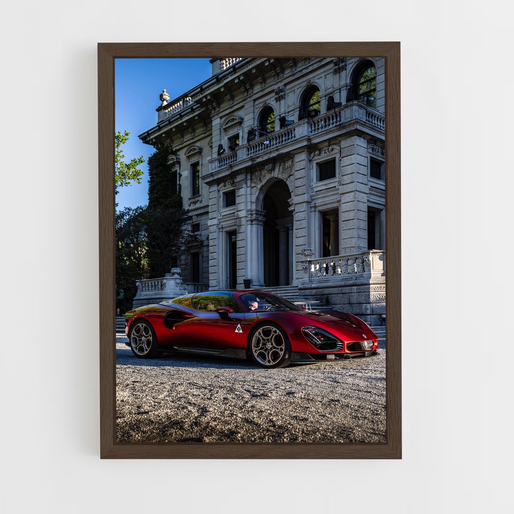 Poster Stradale Audacieux – affiche Alfa Romeo (vue 5)